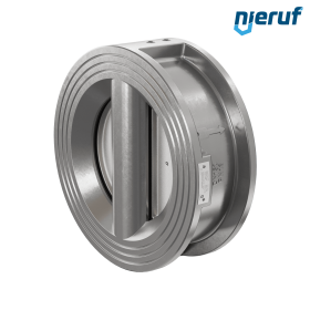 dual plate check valve DN150 DR03 ANSI 150 stainless steel 1.4408 NBR
