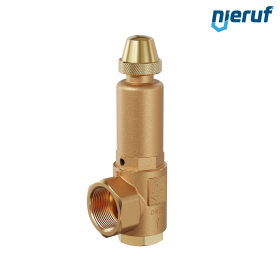 angle-type safety valve 1" x 1 1/2" fm SV04 liquid media, gunmetal EPDM