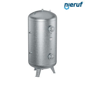 Réservoir sous vide debout BE03 2000 litres, -1-3 bar, acier galvanisé