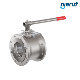 robinet à boisseau sphérique compact en acier inoxydable DN125 PN16 FK11