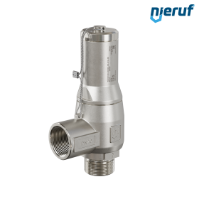 Zawór bezpieczeństwa 3/4" GZ  x 3/4" GW SV13, Stal nierdzewna EPDM, bez dźwigni