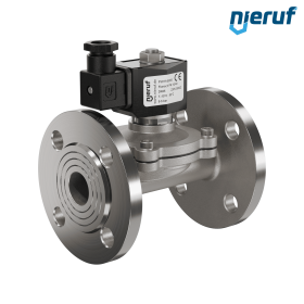 Vakuum-Magnetventil mit Flansch DN25 Edelstahl FV01 NBR 230V 50Hz