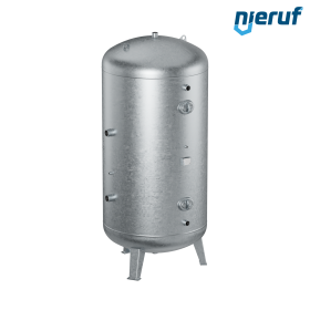 High pressure vessel vertical BE02 3000 liter, 0-36 bar, steel galvanized