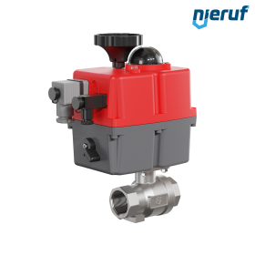 Válvula de bola eléctrica DN25 - 1" acero inoxidable eléctrica 24V EK02