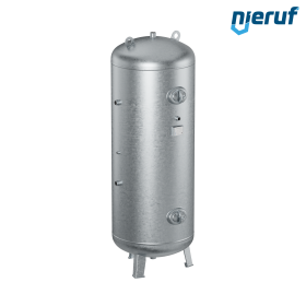 High pressure vessel vertical BE02 1000 liter, 0-41 bar, steel galvanized