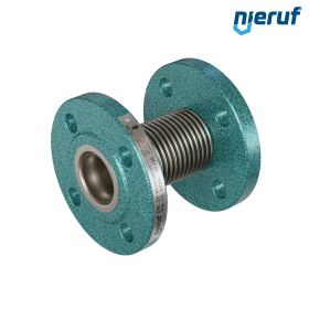 Axial expansion joint DN25 Type KP03 steel-flanges and sleeve made of stainless steel