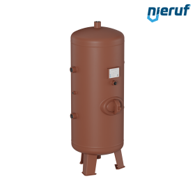 High pressure vessel vertical BE02 150 liter, 0-41 bar, steel primed