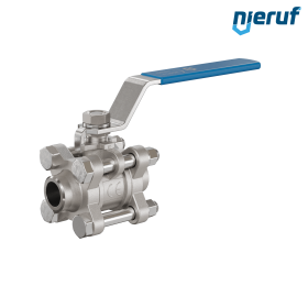 robinet à boisseau sphérique en acier inoxydable DN15 - 1/2" pouce GK04 avec extrémités à souder