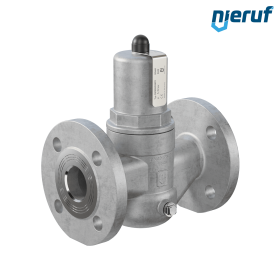 Kołnierzowy reduktor ciśnienia DN40 PN40 DM08 stal nierdzewna FKM 5.0 - 15.0 bar
