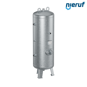 Réservoir haute pression debout BE02 250 litres, 0-31 bar, acier galvanisé