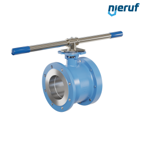 robinet à boisseau sphérique compact DN150 PN16 FK03 acier moulé 1.0619 sphère en acier inoxydable 1.4308