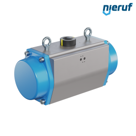 actionneur pneumatique AN02 simple effet, ouverture par ressort version haute température GS-210 90° avec 12 ressorts