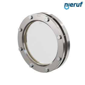 Behälter-Schauglas DN200 BS01 Edelstahl 1.4571 NBR Borosilikatglas 2,5bar