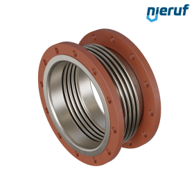 Axial expansion joint DN300 type KP05 flared flanges and stainless steel-bellows