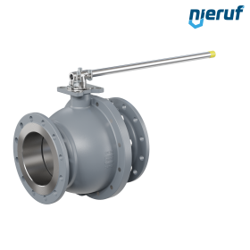 robinet à boisseau sphérique à brides DN200 FK01 fonte à graphite sphéroïdal GJS 400-18 sphère en acier inoxydable 1.4301 DVGW gaz
