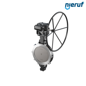 valvola a farfalla triplo eccentrico AK13 DN 400 PN10-40 ANSI150 volantino