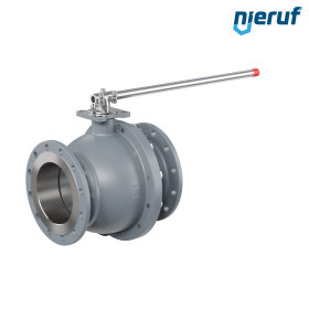 robinet à boisseau sphérique à brides DN200 FK01 fonte à graphite sphéroïdal GJS 400-18 sphère en acier inoxydable 1.4301