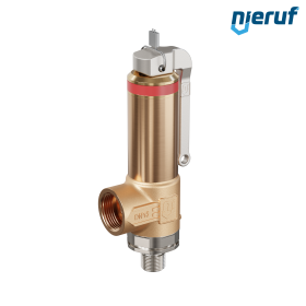 Kriogeniczny zawór bezpieczeństwa Dźwignia DN8 1/4" GZ x 1/2" GW SV18, stal nierdzewna & brąz PTFE