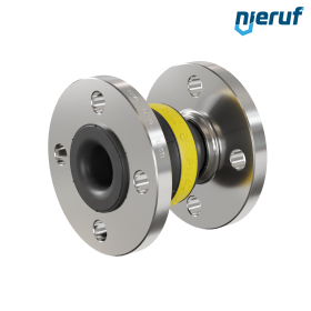 Compensators DN40 type KP04 stainless-steel-flanges NBR