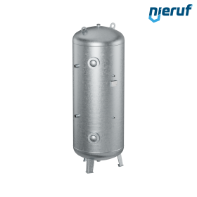Réservoir sous vide debout BE03 1000 litres, -1-3 bar, acier galvanisé