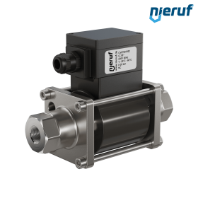 Válvula coaxial ATEX CV07 3/8" rosca hembra - DN10 acero inoxidable 230V AC NC - para aplicación de agua