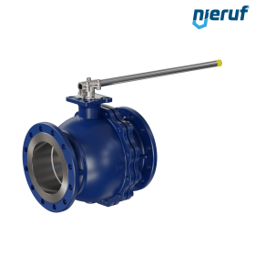 robinet à boisseau sphérique à brides pour vapeur d'eau DN200  FK12 acier moulé 1.0619