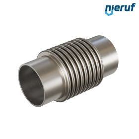 Axial expansion joint DN100 - 114,3mm type KP05 stainless steel welding ends and stainless steel bellows