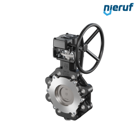 valvola a farfalla triplo eccentrico acciaio fuso AK14 DN 100 ANSI150 volantino