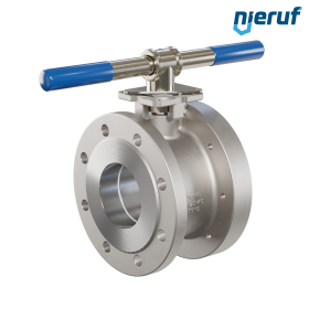 robinet à boisseau sphérique compact DN100 PN40 FK04 acier inoxydable 1.4408