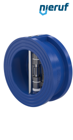 clapet anti-retour à double battant DN50 DR02 GGG40 EPDM