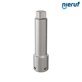Spindelverlängerung Nabenlänge 100 mm Vierkant 14mm AD02 Edelstahl