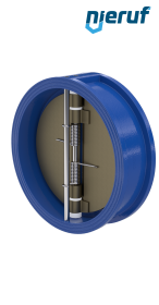 clapet anti-retour à double battant DN300 DR04 GGG40 EPDM