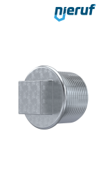 Raccord en fonte malléable bouchon n° 290, DN20 - 3/4" pouce galvanisé