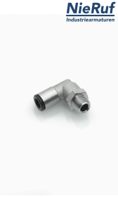 Σύνδεση γωνίας EF07 ορείχαλκος NBR R3/8" D12mm
