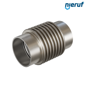 Axial expansion joint DN125 - 139,7mm type KP05 stainless steel welding ends and stainless steel bellows
