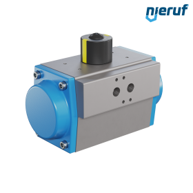 actionneur pneumatique AN02 simple effet, ouverture par ressort version haute température GS-075 90° avec 9 ressorts
