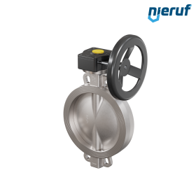 Butterfly-valve-stainless-steel DN300 PN16 AK08 metall gearbox