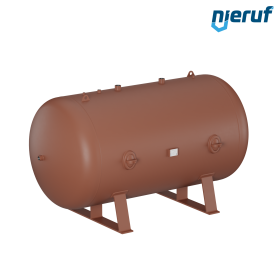 High pressure vessel horizontal BE02 3000 liter, 0-36 bar, steel primed