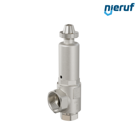 Zawór bezpieczeństwa 1 1/2" x 2" GW SV09 neutralne media gazowe, Stal nierdzewna FKM