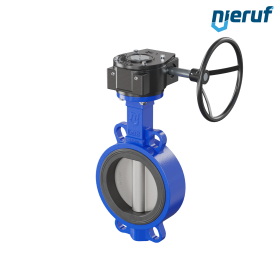 Butterfly valve DN 125 PN16 AK05 NBR gearbox