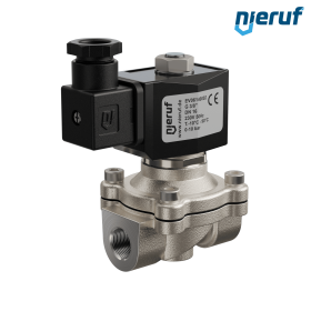 Magnetventil DN16 G 3/8" Zoll Edelstahl EV06 NBR 230V 50Hz