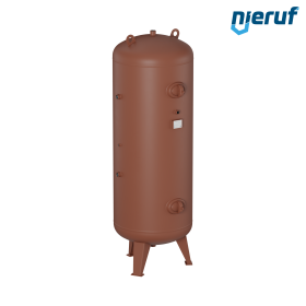High pressure vessel vertical BE02 1000 liter, 0-23 bar, steel primed