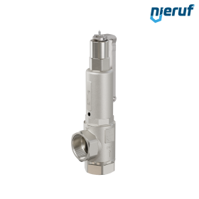 Zawór bezpieczeństwa 2" x 2" GW SV09 neutralne media gazowe, Stal nierdzewna PTFE, Dźwignia