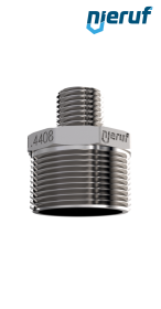 Nypel redukcyjny 1/2" x 1/8" cala Stal nierdzewna 316 GZ