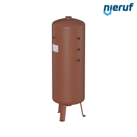 Réservoir sous vide debout BE03 90 litres, -1-3 bar, acier apprêté