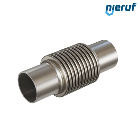 Axial expansion joint DN65 - 76,1mm type KP05 stainless steel welding ends and stainless steel bellows