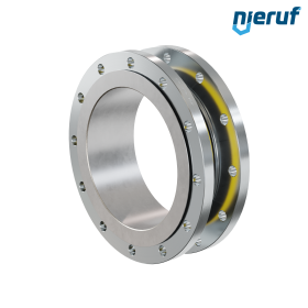Rubber expansion joint guide pipe DN300 type KP04 steel flanges NBR