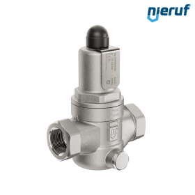 valvola di troppo pieno a pressione differenziale 3/4" pollici filettat. int UV07 acciaio inossidabile CF8M / 316L 1,5 - 6,0 bar