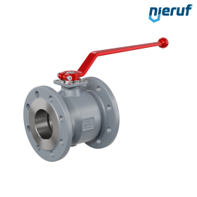 robinet à boisseau sphérique à brides DN80 FK02 fonte à graphite sphéroïdal GJS 400-18 sphère en acier inoxydable 1.4404