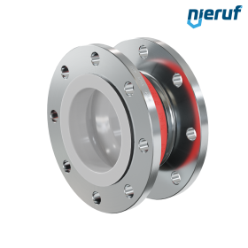 Rubber expansion joint PTFE lining DN150 type KP04 steel flanges EPDM